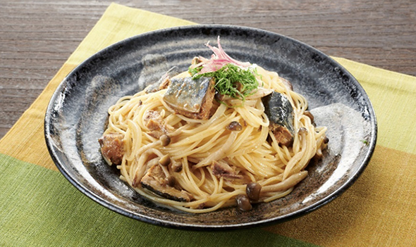 さばの和風パスタ